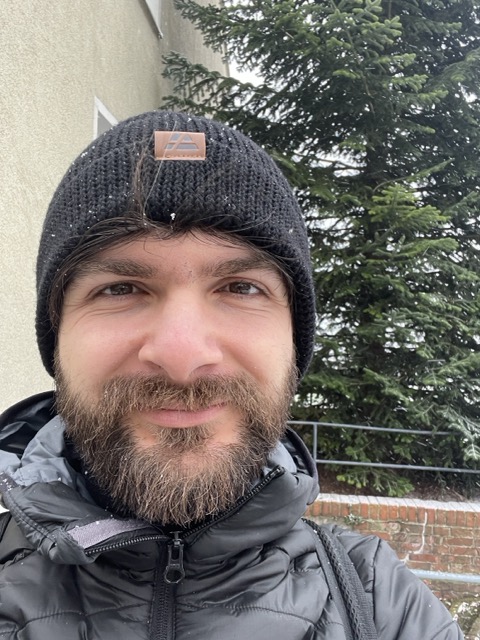 Alexander Fufaev im Winter