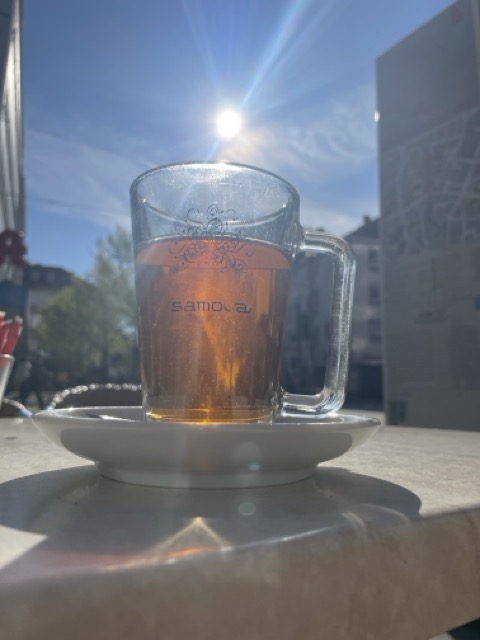 Cafe mit Sonne in Hildesheim