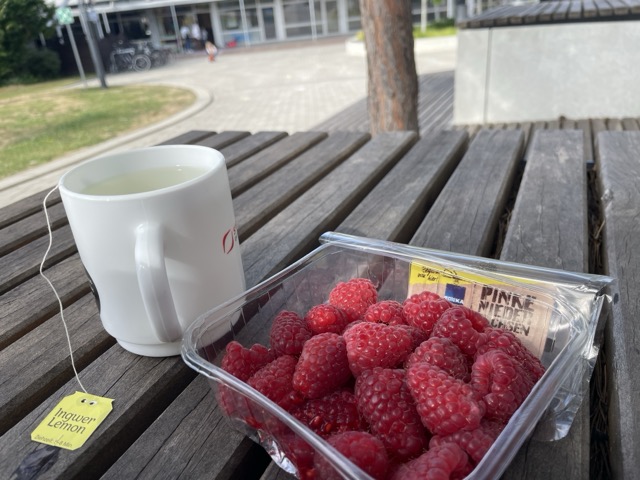 frühstück an der Universität