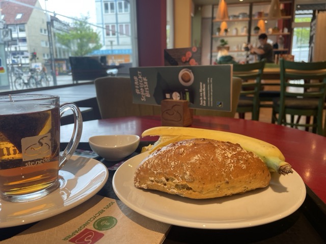 Frühstücken auswärts