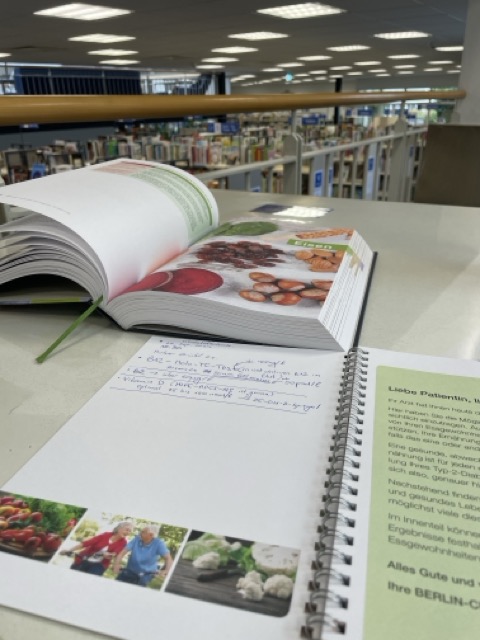 Lernen in der Stadtbibliothek in Hildesheim