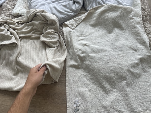 Kleidung als Habdtuch nutzen