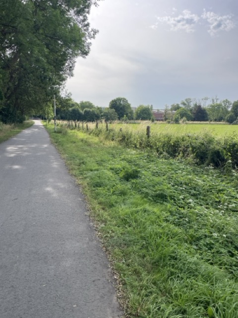 Lange wanderung barfuss