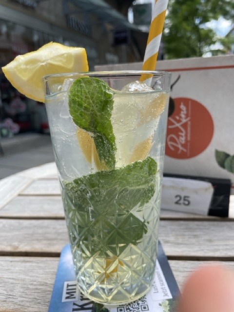 Limonade trinken in Hildesheim