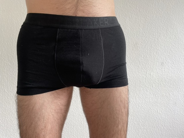 Schwarze Merino-Unterhose von Alexander Fufaev