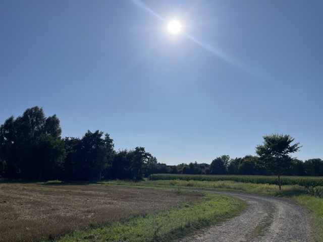 Pilgern bei Hitze