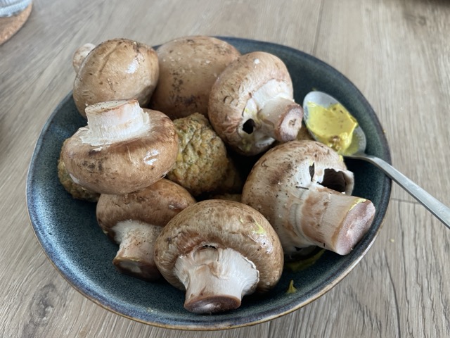 Pilze Rohkost