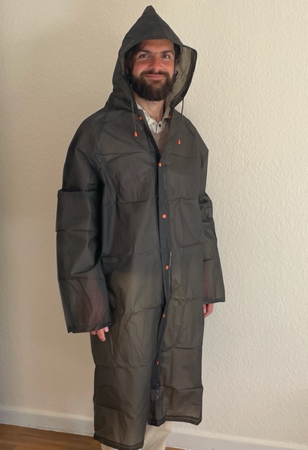 Regenponcho statt Regenjacke