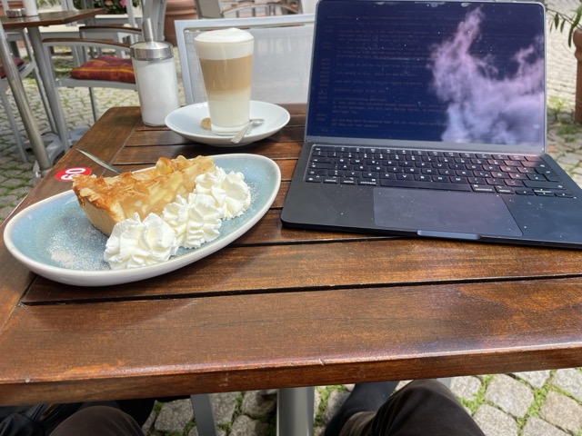 Alexander Fufaev in der Cafebar Rosso in Hildesheim