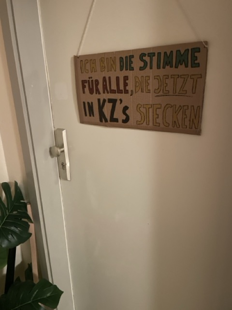 Schild an der Wohnungstür selbstmachen