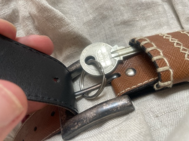 Schlüssel im Gürtel