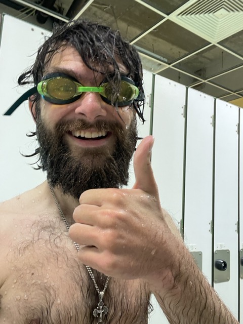 Üben mit Schwimmbrille