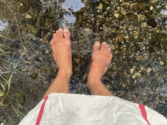 sommerliche abkühlung