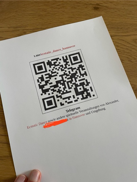 Telegram-Gruppe QR Code
