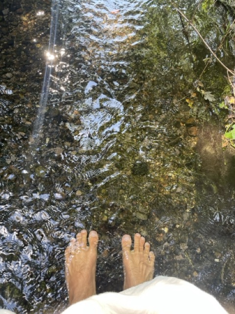 Über Wasser laufen